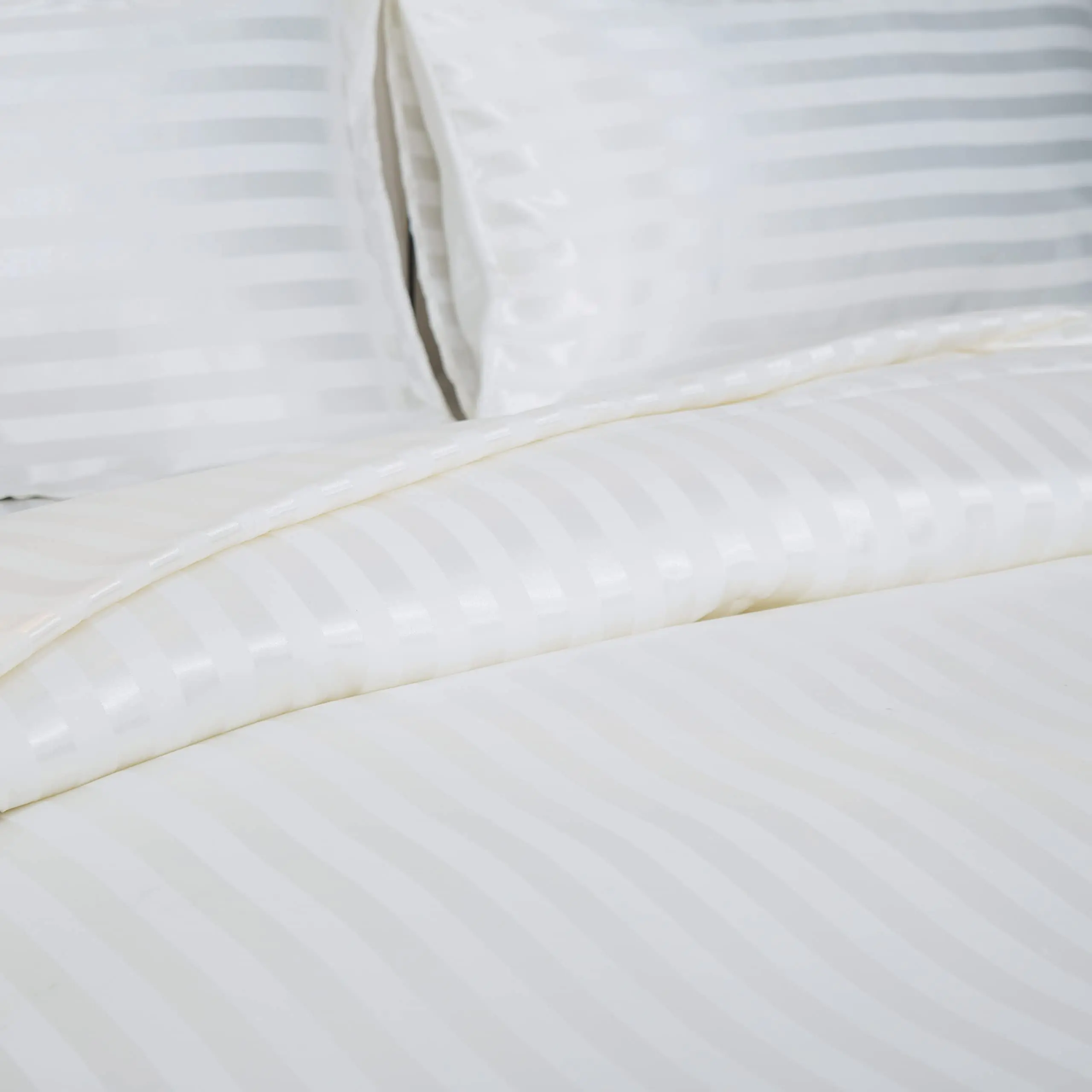 100% polyester microfiber stripe silk bedding sets stripe comforter sets with sheet and pillow case