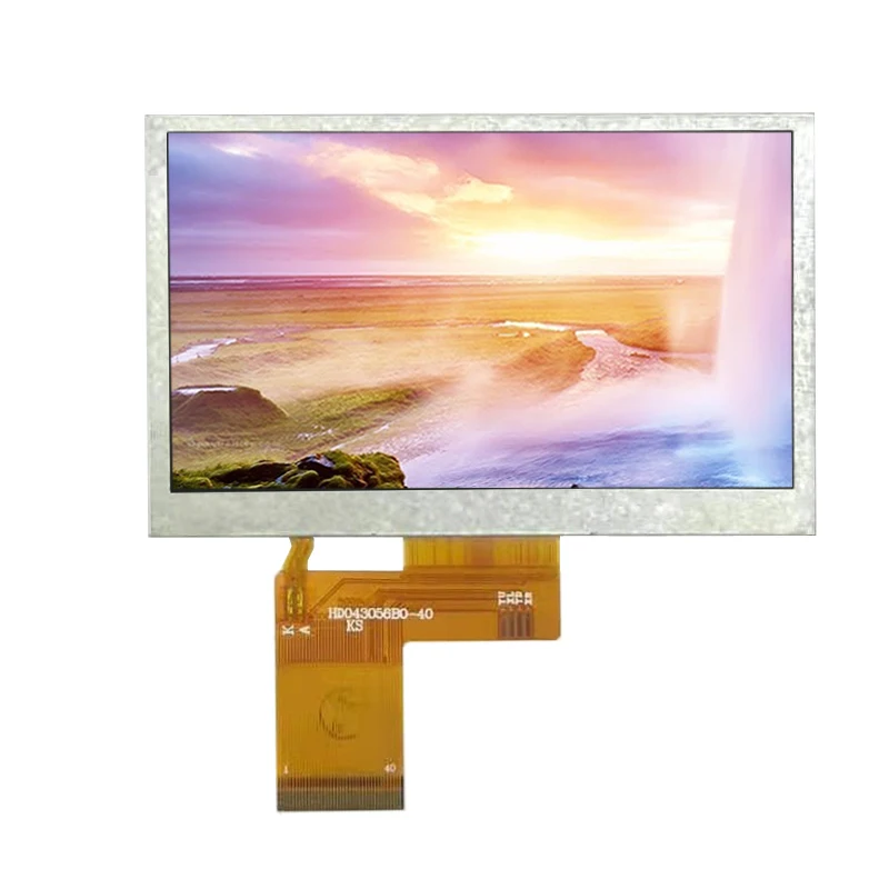 24 Bit RGB 480x272 TN IPS Display 4.3 inch tft lcd module with touch screen