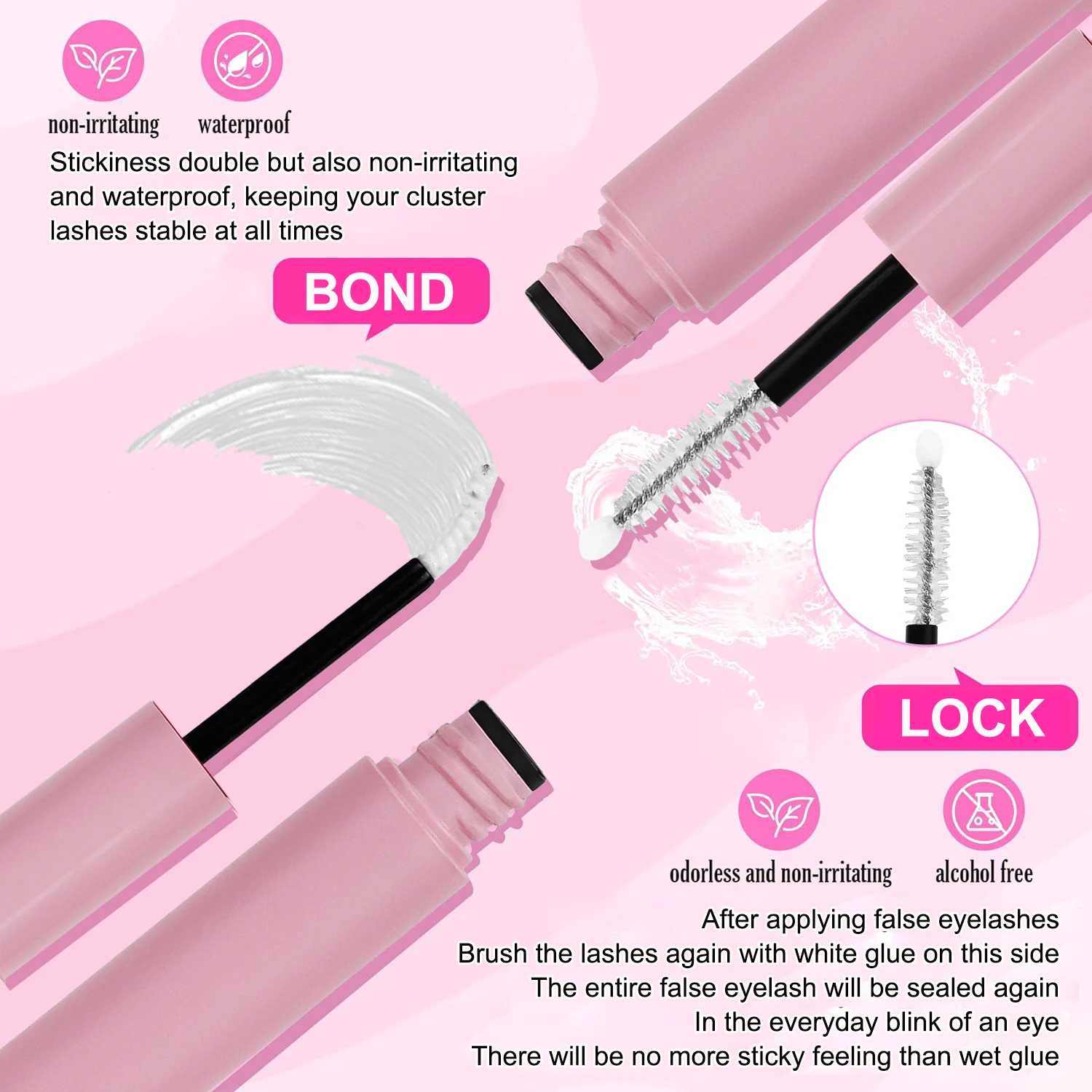 Private Label Eyelashes Hair To Hair Ready To Ship DIY 60D 80D False Eyelashes Clusters Sets Volume Lash Trays