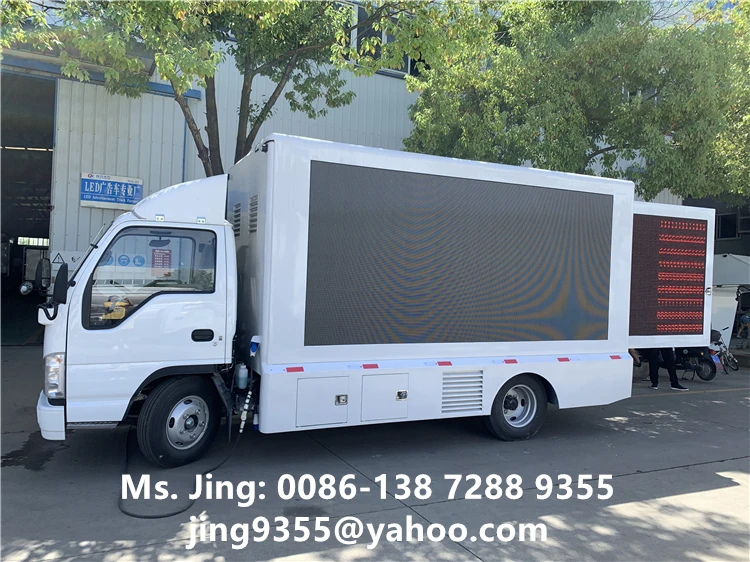 ISUZU P4  HD LED Display Vehicle Digital Mobile Billboard Advertising Truck Sale in Philippines