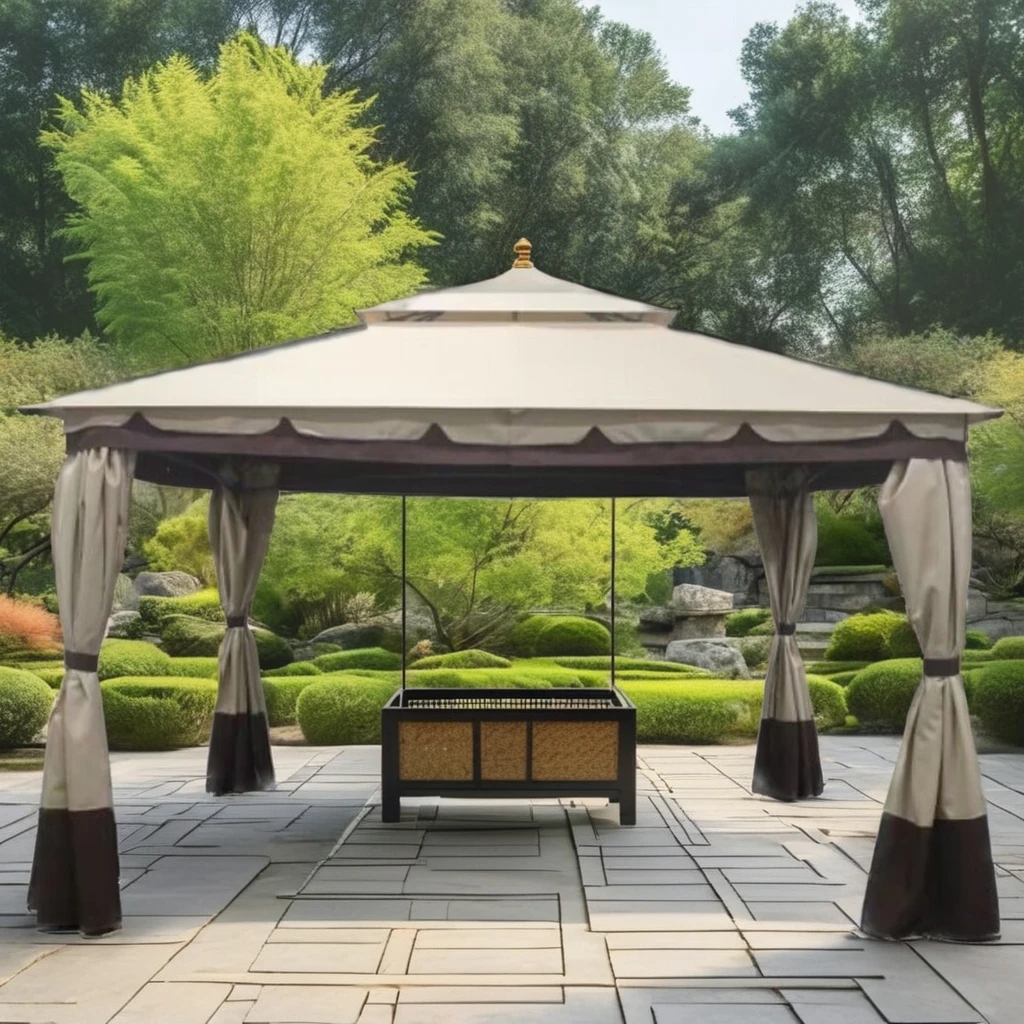 Leisure Japanese Style Gazebo Garden Waterproof Ou Garden Canopy Gazebo Garden Gazebos