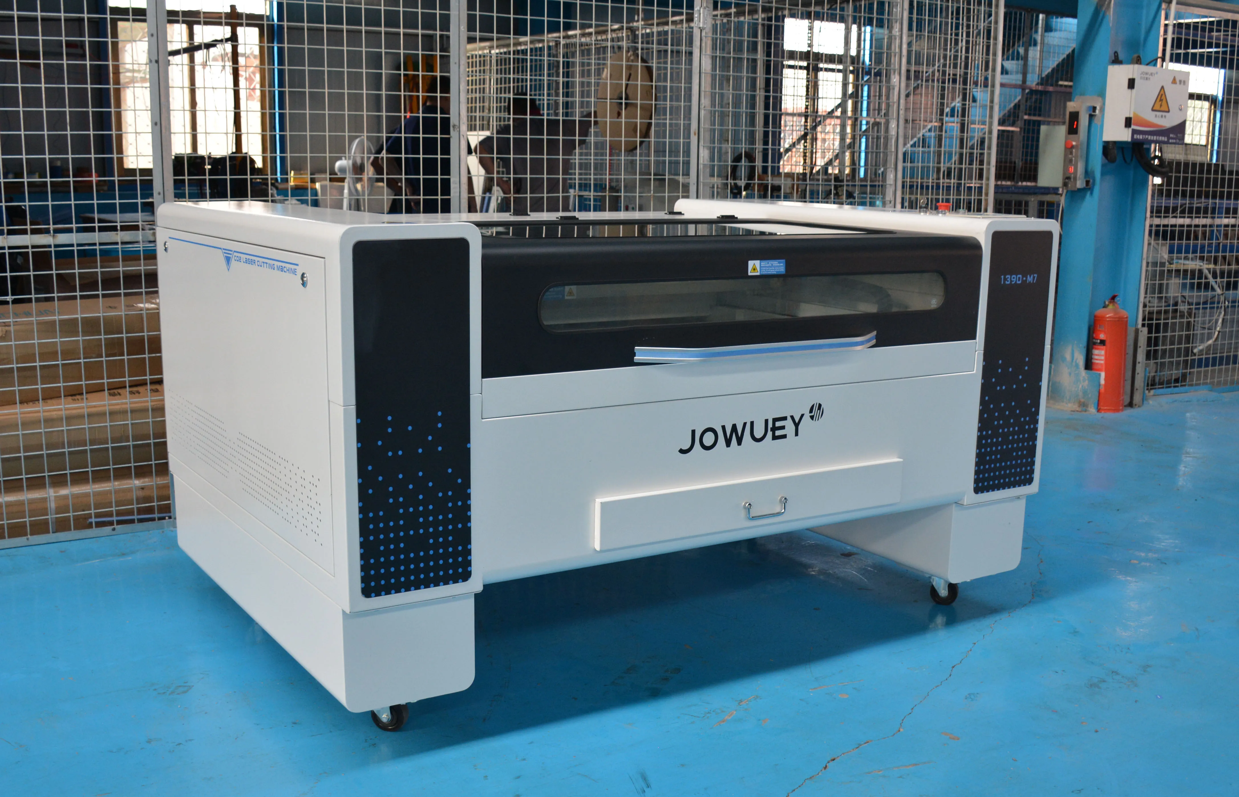 High Safety Level  Laser Cutting Machine for Dual Color Plate CO2 Laser Source by Raycus for Wood and Rubber