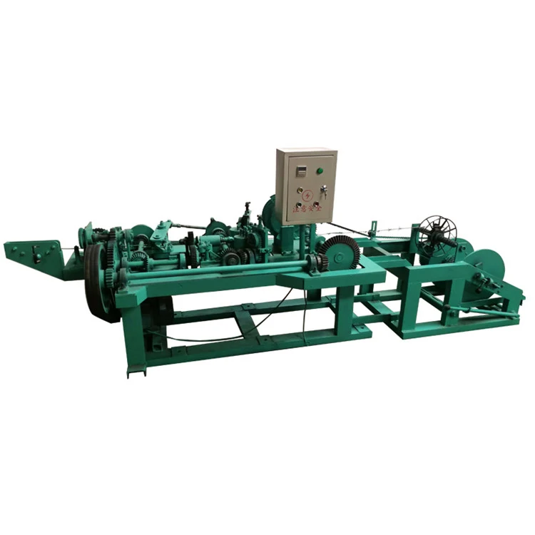 Galvanized wire single double strands barbed wire machines manufacturer