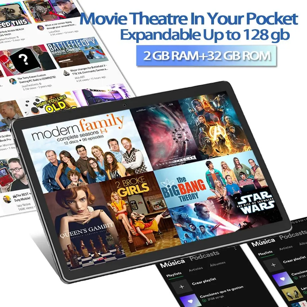 Сенсорный экран 2 в 1 Android 10 .0 Wi-Fi планшеты 10 дюймовые 32GB Rom Oem Образование обучения детей планшетный ПК с системой андроида ПК с сенсорным экраном ручка клавиатуры