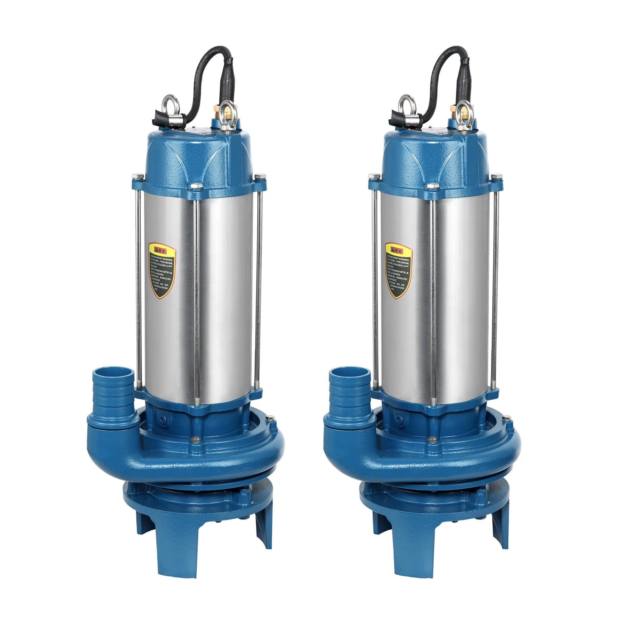 Stainless steel submersible pump 220V household agricultural sewage irrigation pump Septic tank cutting sewage pump