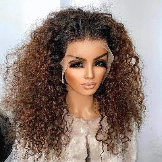 Hd Full Lace Front Wig Human Hair Wigs Deep Curly Frontal Wig Virgin Brazilian Hair For Black Women