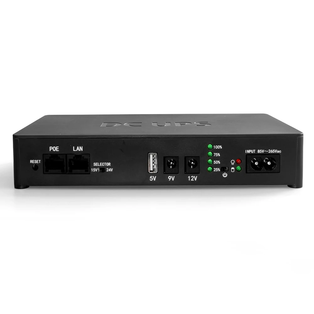 12V 36W Mini DC UPS for WIFI Router Modem Monitoring