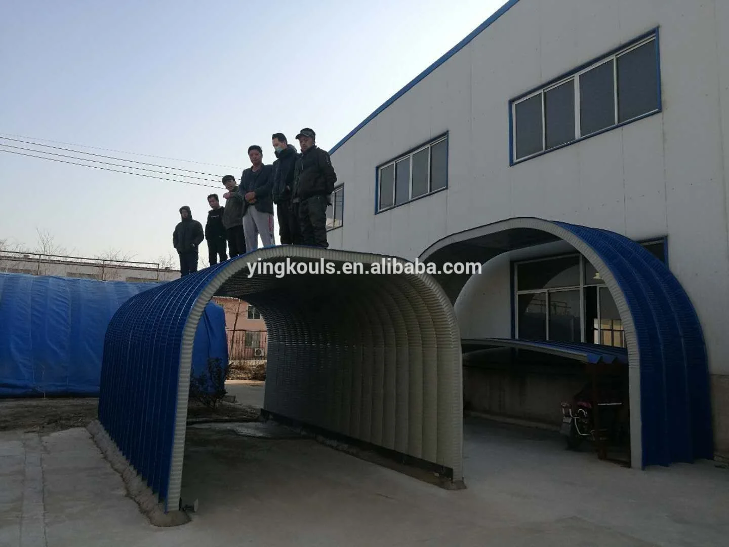 120 подвижная кровельная машина с прицепом Longshun K Arch Span самоподдерживаемая кривая