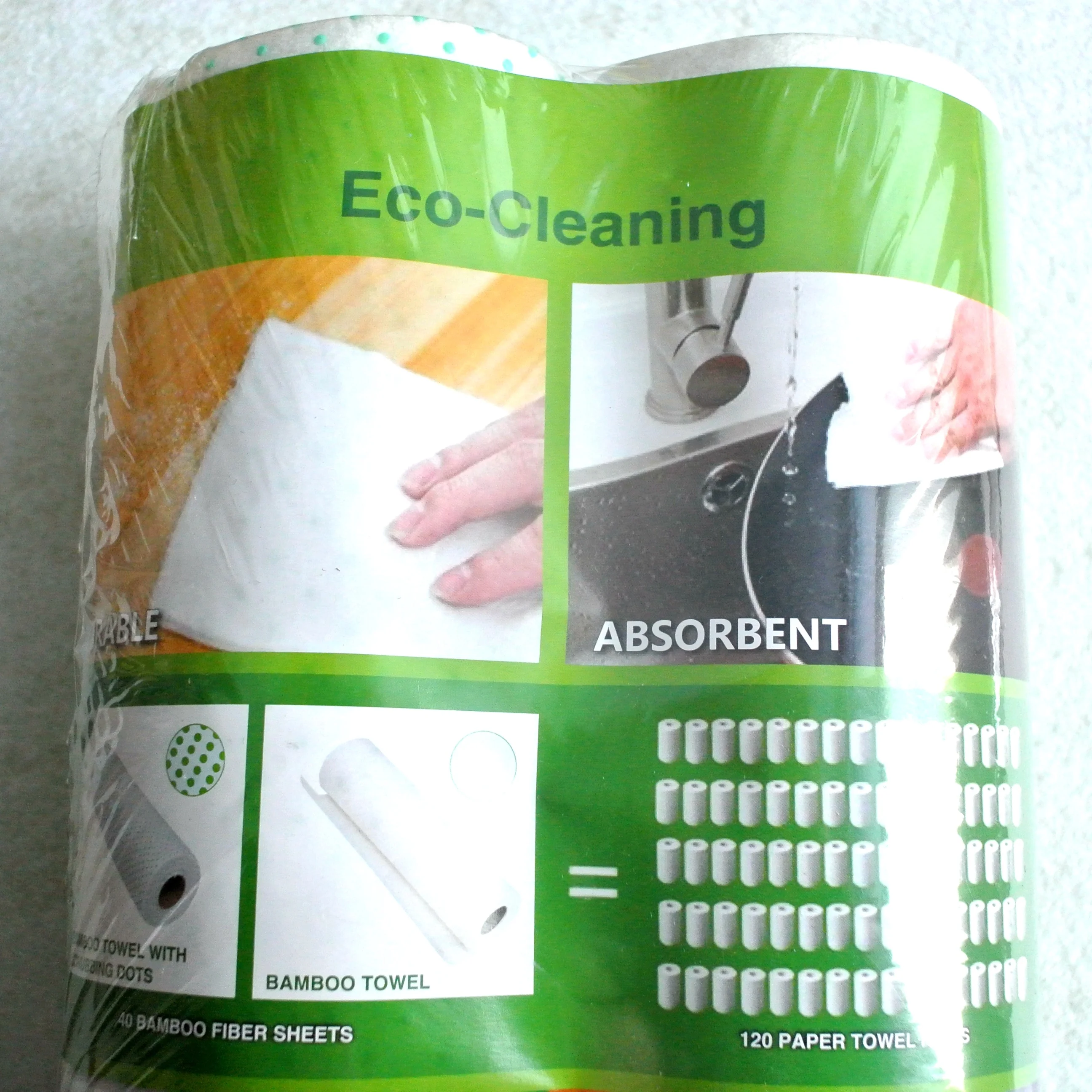 Factory direct dale heavy duty super absorbent eco friendly reusable bamboo towels