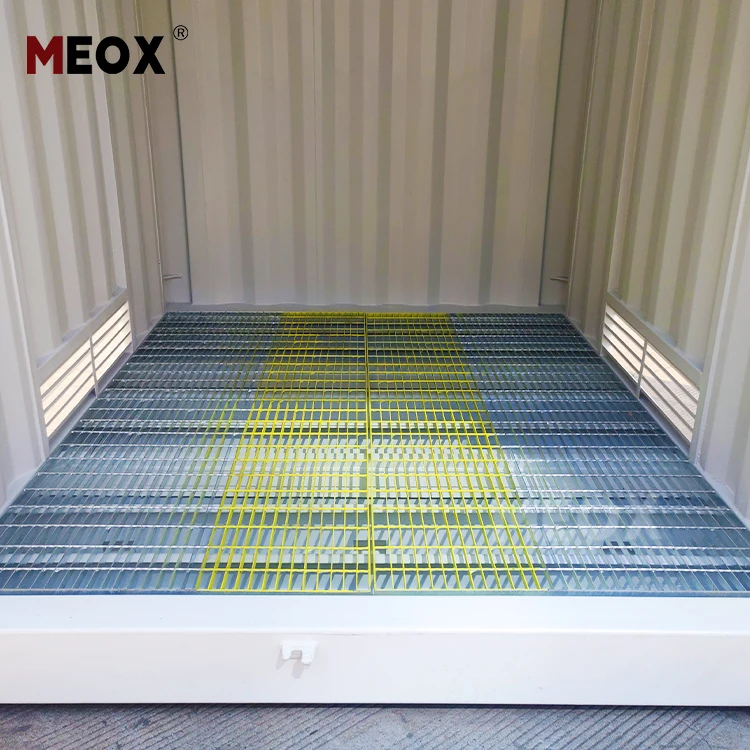 MEOX Custom 8ft 9ft 10ft Cheap Price Transporting Open Side Warehouse Dangerous Goods Storage Shipping Container with Doors