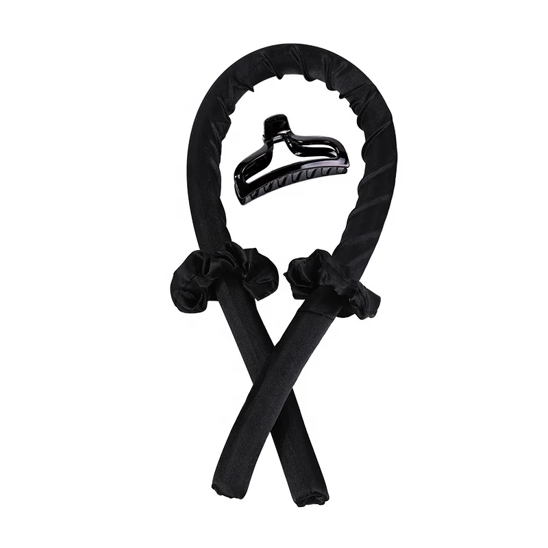 Saiyii Customized Logo Heatless Hair Curler Women No Heat Sleeping Curling Rod Headband Heatless Curls