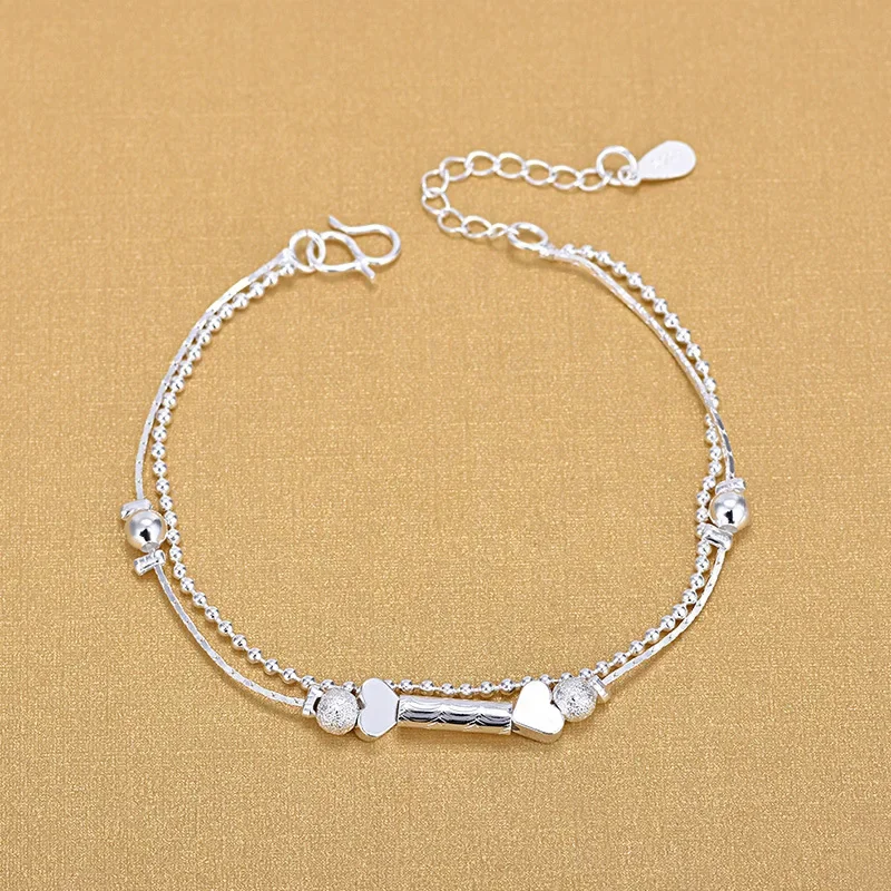 Manufacture fashion bracelet jewelry high quality mirror polish stainless steel small disc charm bracelet women