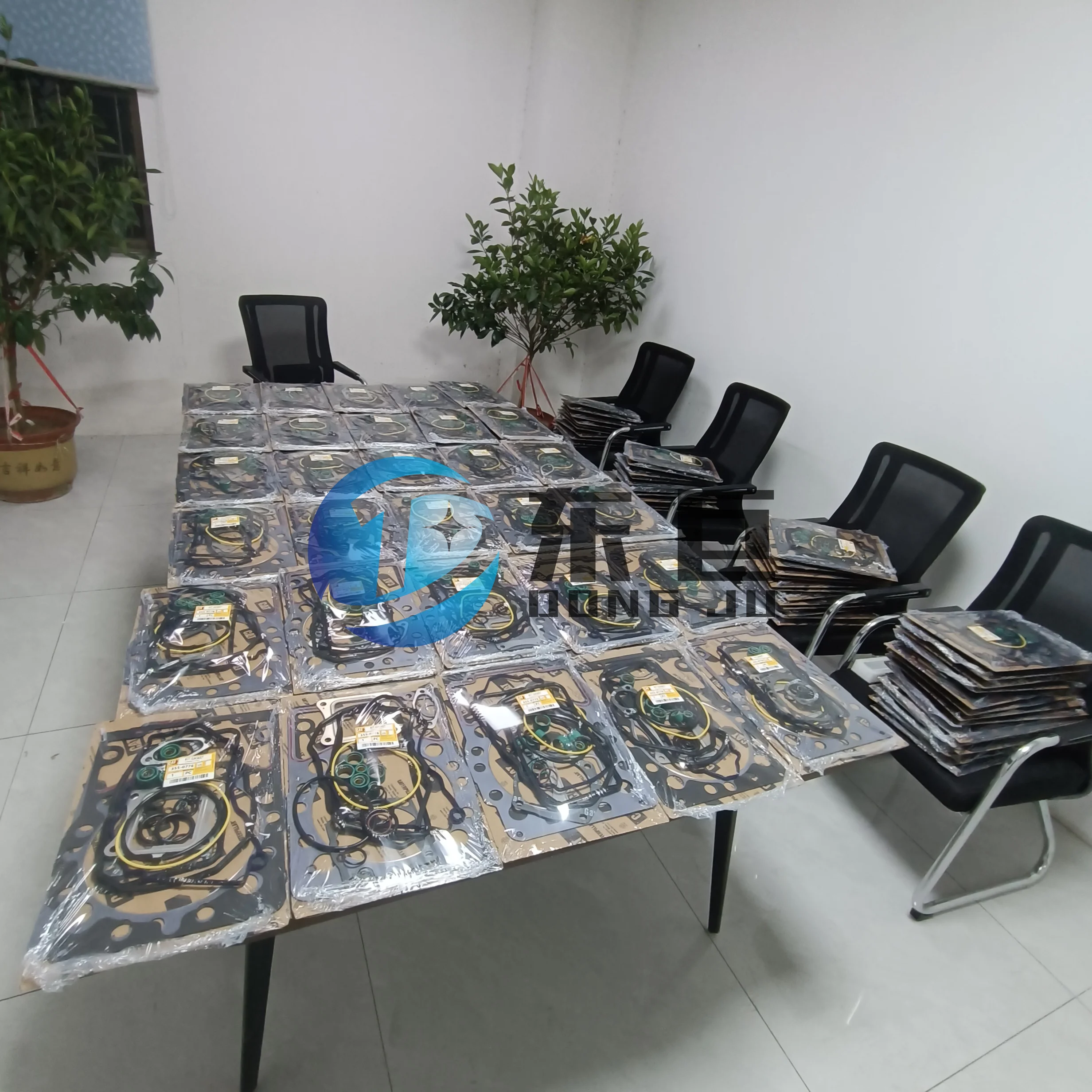 DONGJU комплект головки блока цилиндров для производства 355-0775 3550776 355-0776 3508 3512 3516 дизельного двигателя