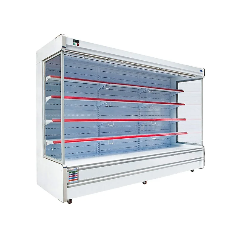 Commercial Refrigerator Supermarket Multideck Open Chiller For Vegetables And Fruits Display