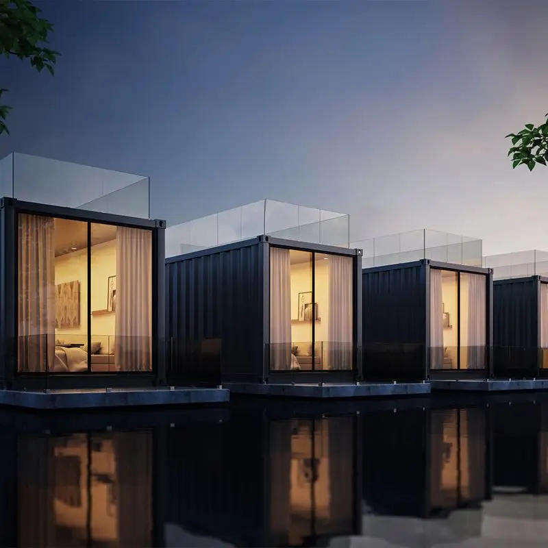 Safe And Quality Small Prefeb House Wood Prefabricated Industry Prefab Residential Plans