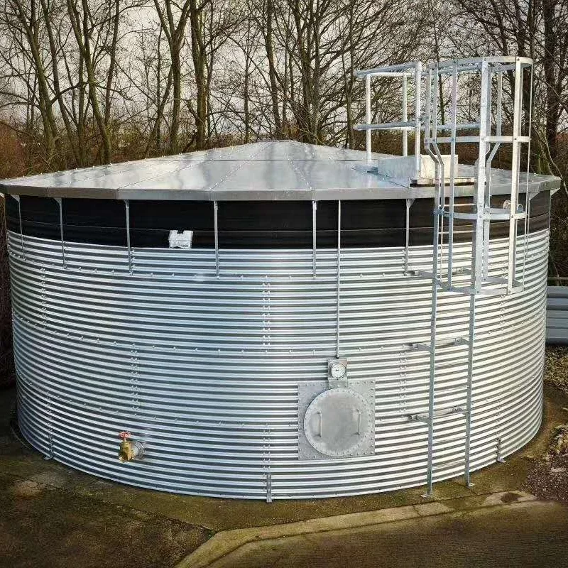 
Corrugated Water Tanks Water Contain Tanks 10m3 to 500m3 with steel roof 