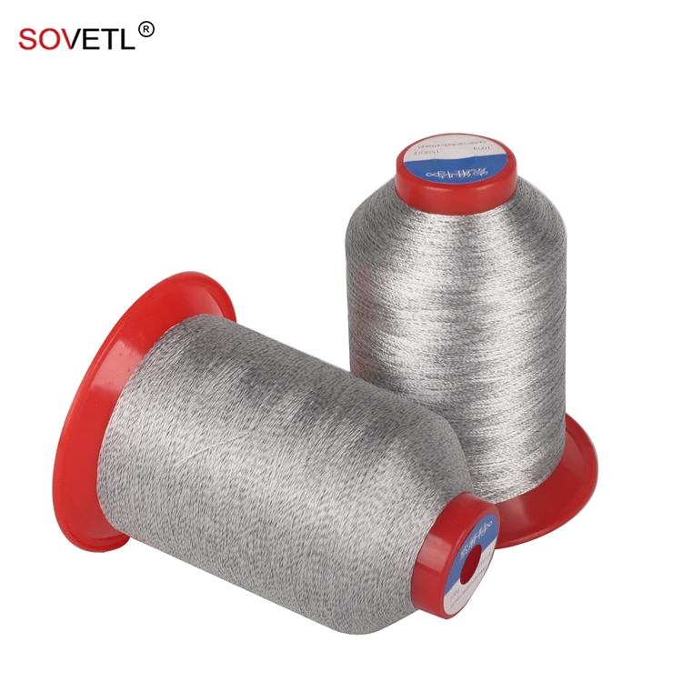Carbon fiber twisted sewing 100D/3 Carbon Fiber Anti-static Thread Conductive Yarn