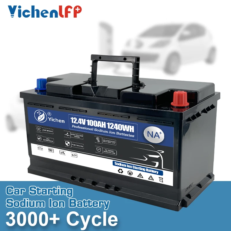 CCA1000 12.4V Sodium Ion Battery 12V 12 Volt 100ah NA ion Battery for Car Motorcycle Marine Starting