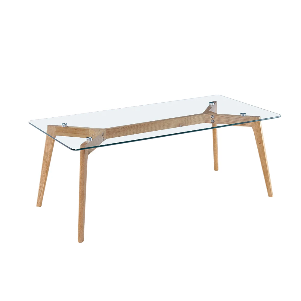 Деревянный журнальный столик, журнальные столики со стеклом, современные, Лидер продаж, твердые, с ножками из американского белого дуба, мебель для гостиной, спальни