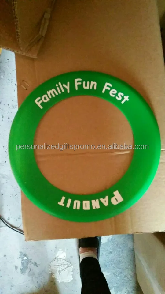 Made of PP material throwing toy that can physical fitness high security rich color variety Fling Ring Flying disc