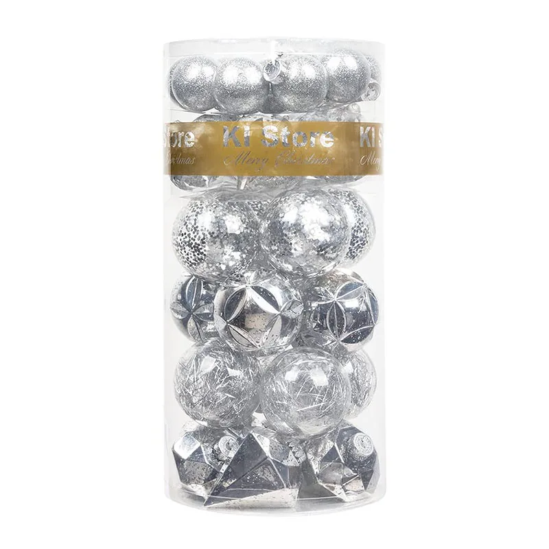 Custom DIY White Decorating Blank Plain White Christmas Sphere Ornaments Christmas Balls