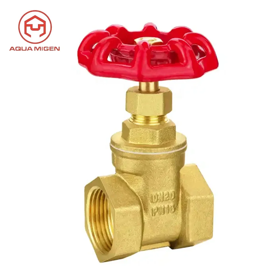 1/2-3 inch Npt Bsp Manual Firefighting Forged Brass Globe Gate Valve for Water Use