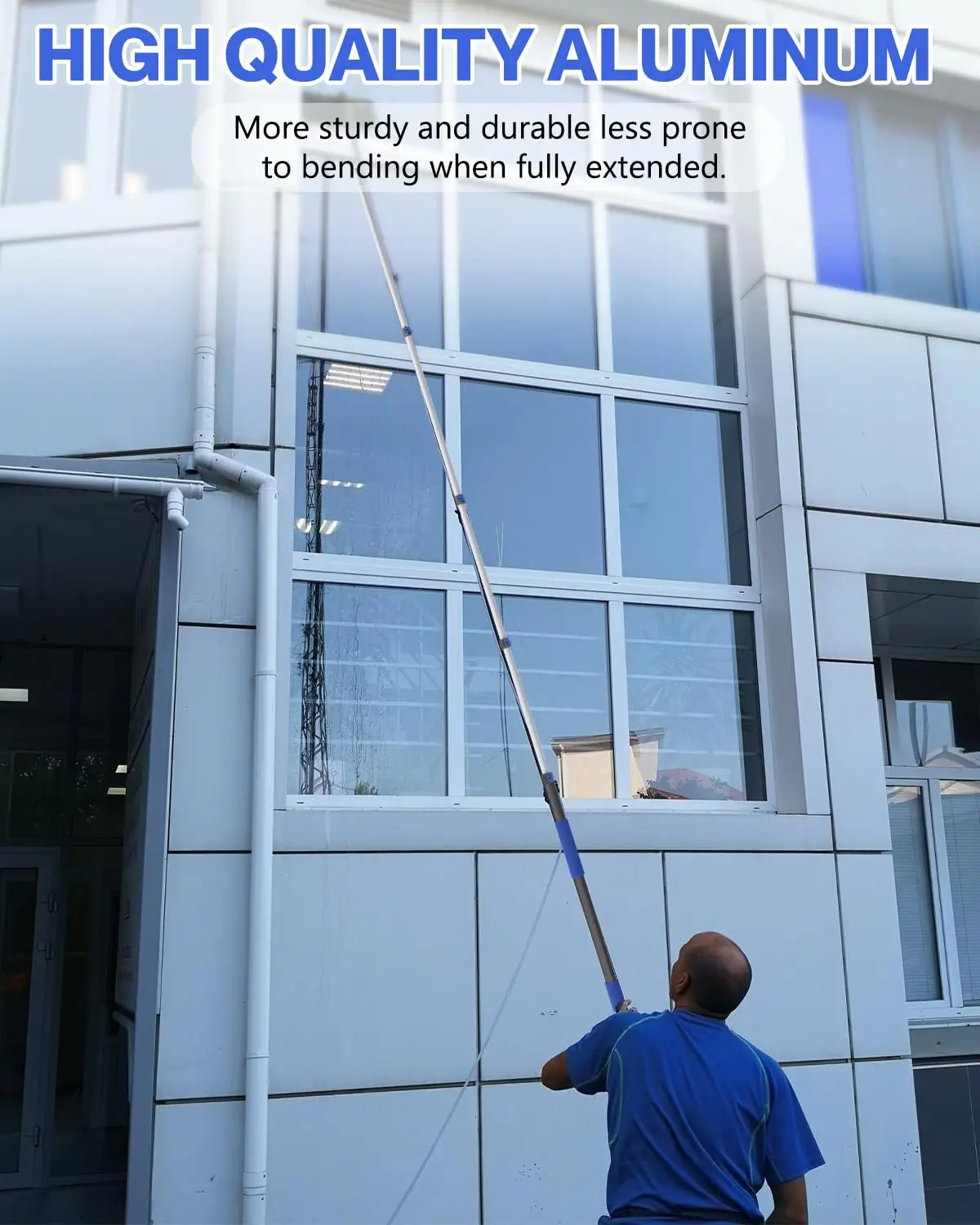 Factory Wholesale Multi-Purpose Extension Pole Custom carbon fiber Durable Telescopic Pole cleaning tools