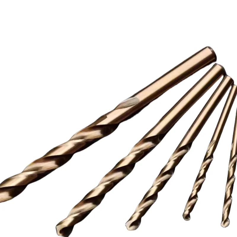 M35 Co5% Premium Cobalt HSS Twist Drill Bit Straight Shank for Stainless Steel & Metal Drilling High Quality Spot Drill Bits