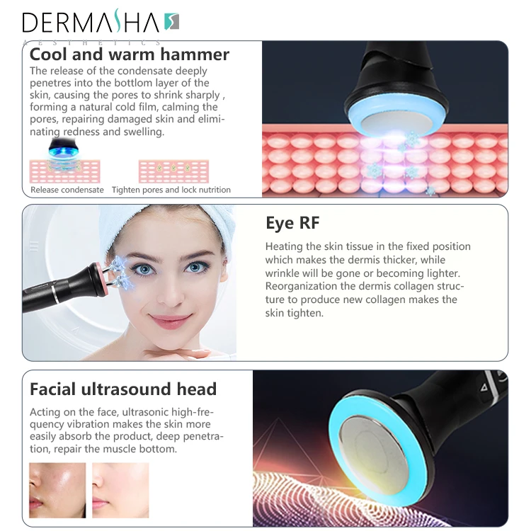 10-in-1 Multi-functional Skin Management Korean Hydro Oxygen Facial Spa Equipment Oxygen Bubble Microdermabrasion Facial Machine