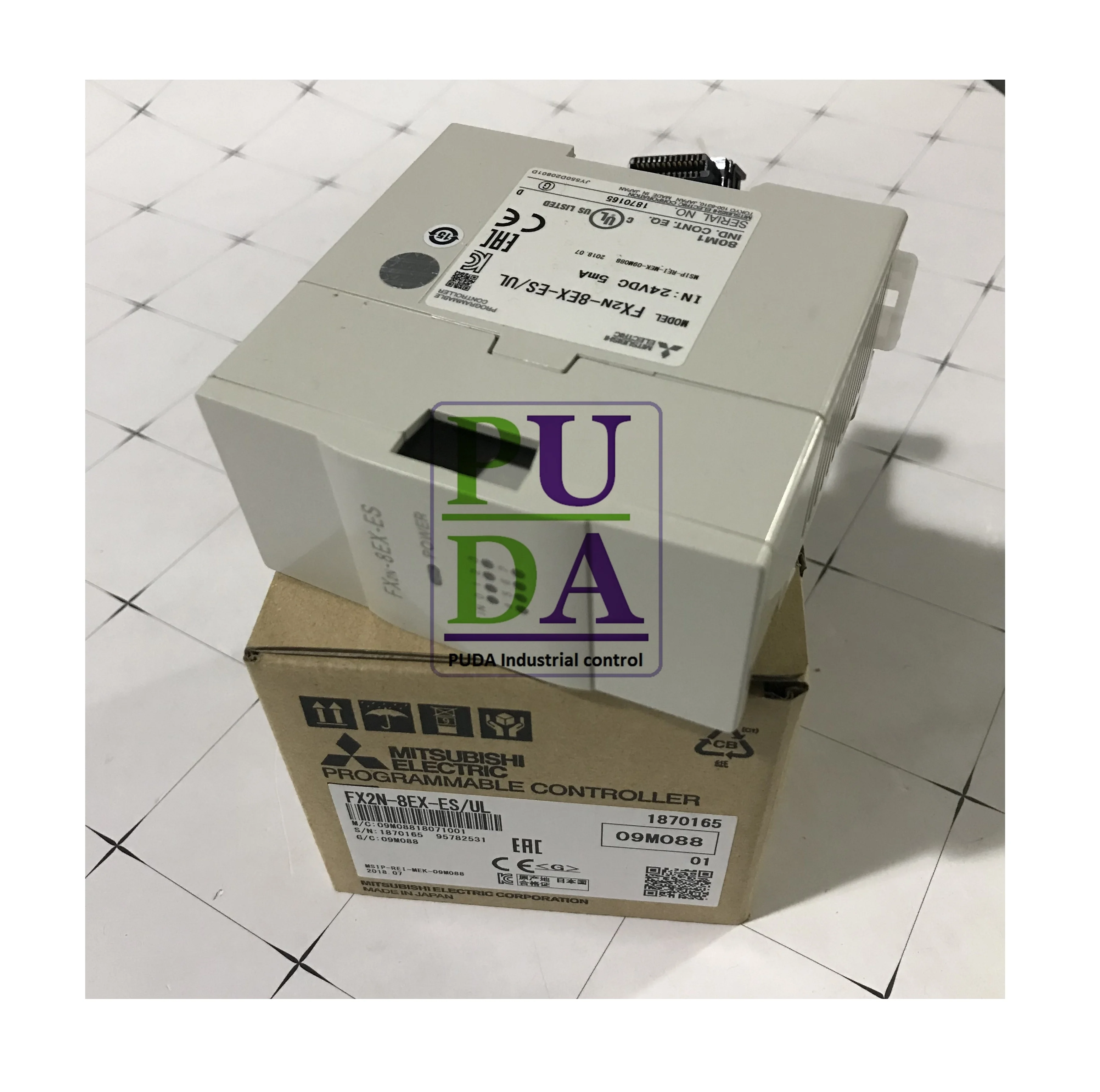 spot goods for MITSUBISHI new original PLC FX2N-8EX-ES/U L warranty for 1 year best price FX2N-8EX-ES/U L