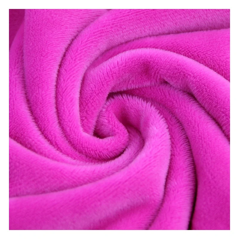 super soft plush 100 polyester velvet fabric for toys