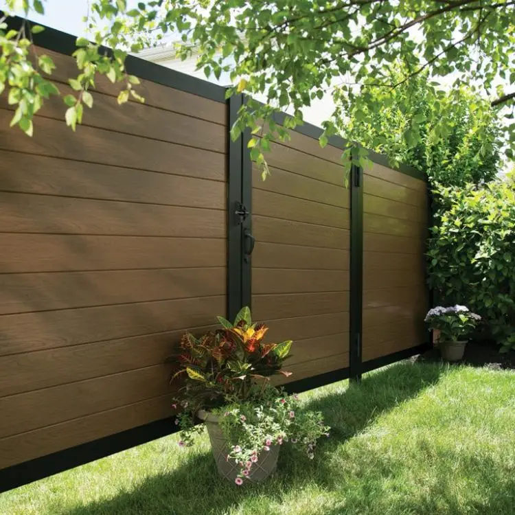 GUOYAO aluminum privacy 6ft balustrade custom design 6063 aluminum alloy privacy fence panels