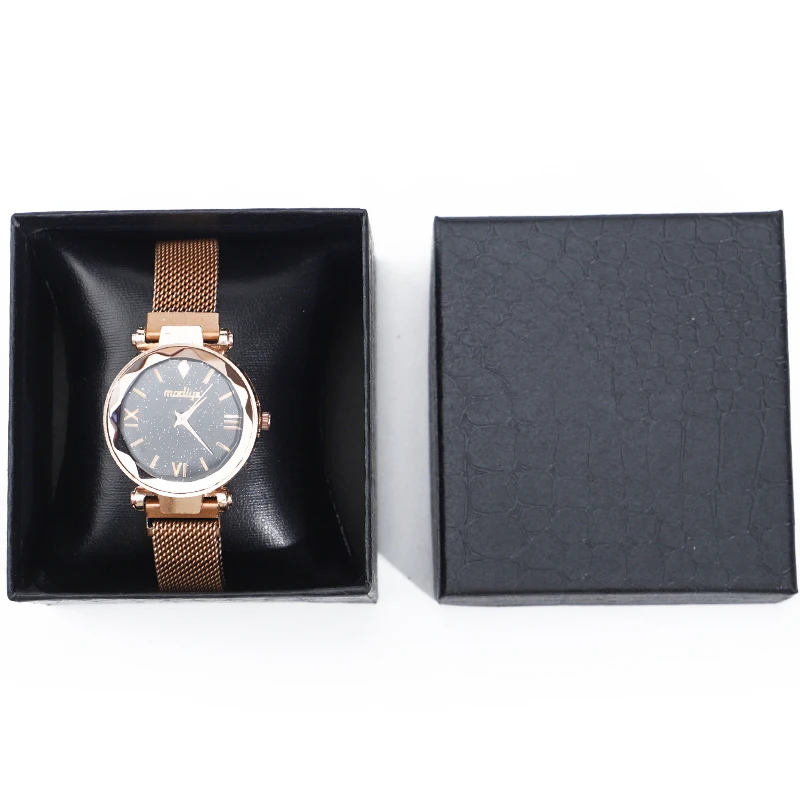 Han Hong Wholesale luxury custom logo small cardboard jewelry storage box Crocodile paper watch box with pillow