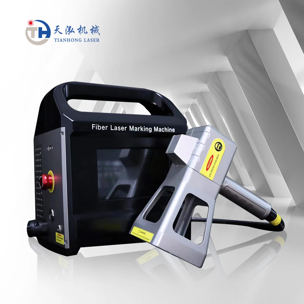 Handheld Laser Engraver Marking Machine Fiber Laser Raycus Linux Pulsed Marking Laser for Metal Plastic 20W 30W 50W 1064nm