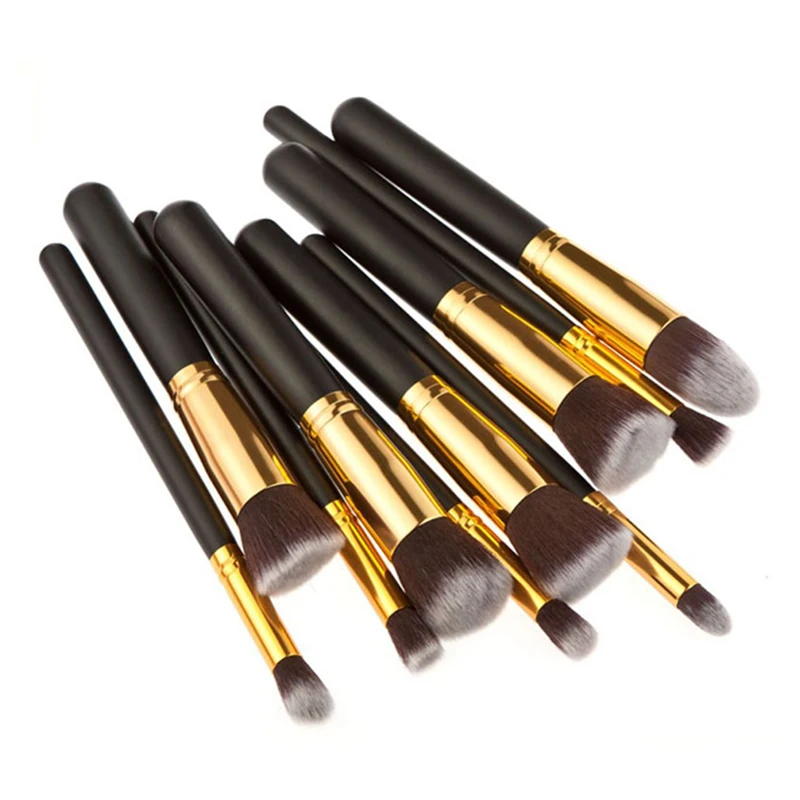 
10 pieces Professional Makeup Brushes Make up Tools Foundation Eyeshadow Cosmetic brush 