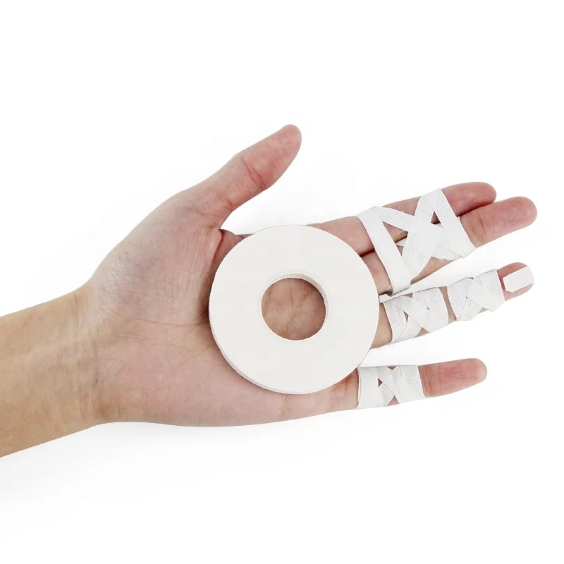 Cotton White Athletic Finger Tape Sports strong adhesive judo tape