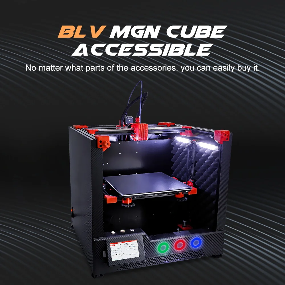 Лидер продаж полный комплект для 3D-принтера BLV MGN Cube детали принтера 365 мм Z ось высота