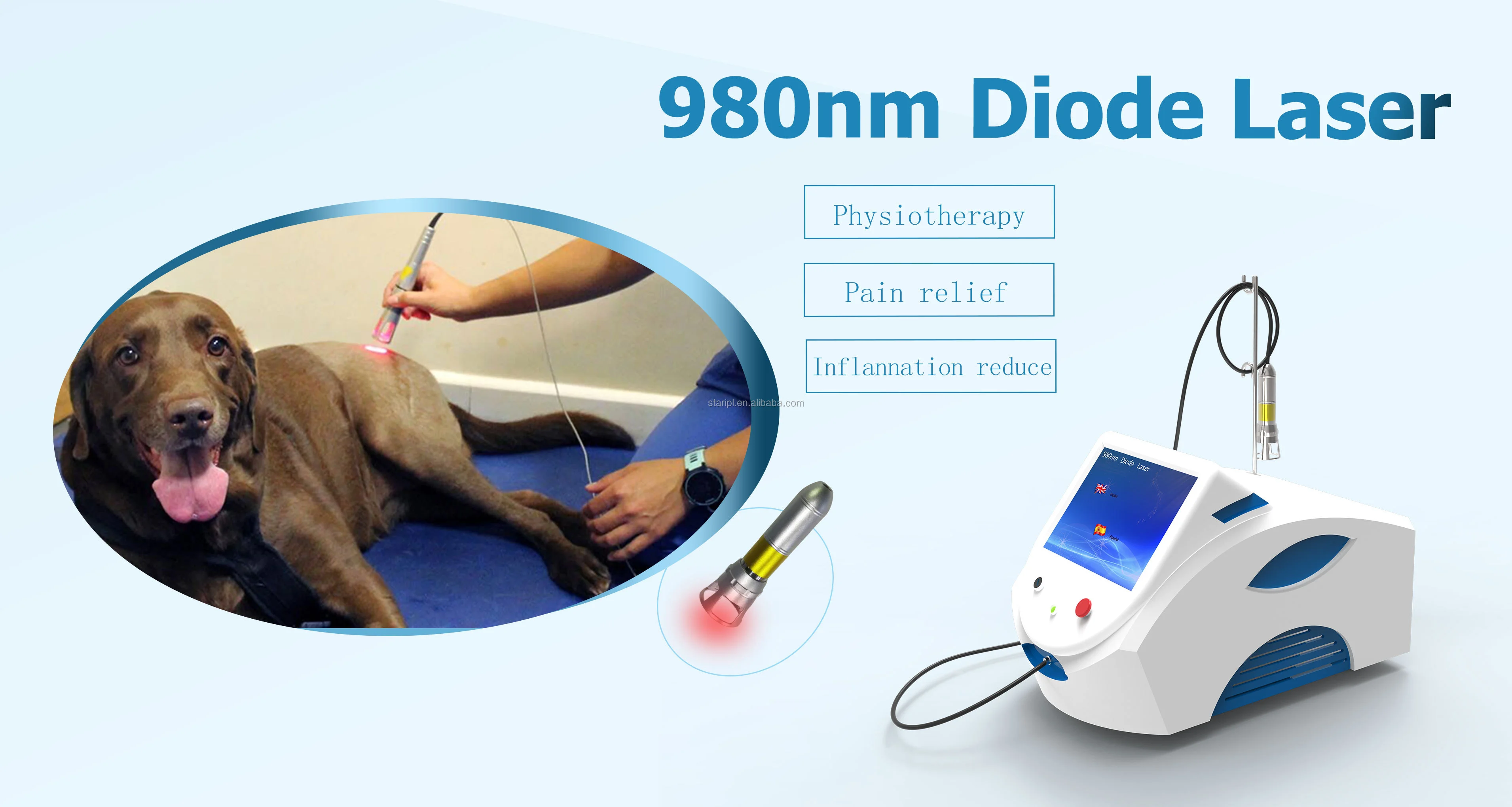 980nm laser vascular removal /spider vein removal / 980nm spider vien removal machine Endoskin laser lifting face laser eyebag