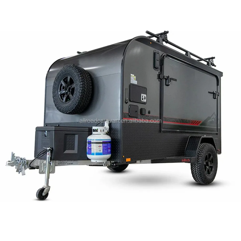 OEM ODM caravan bunks toy hauler camper trailer with bathroom