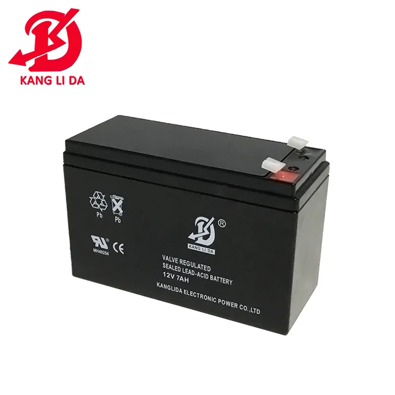 Agm sealed lead acid 12v 7ah battery for ups solar lighting systems in China