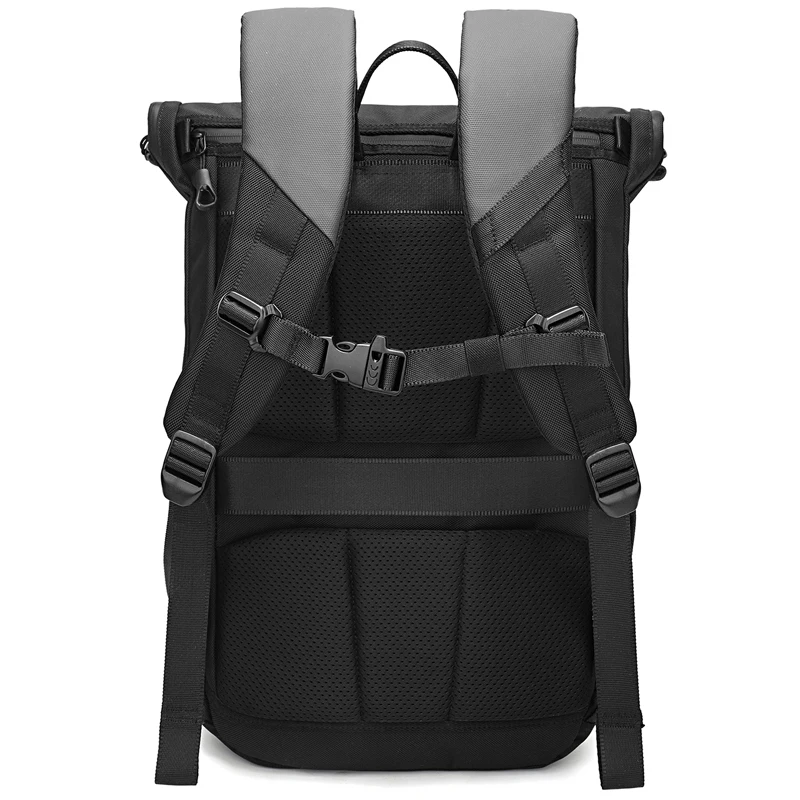 EverVanz Rolltop Backpack Men Women Expandable Waterproof Travel Backpack Commute Casual Daypack with 15.6 laptop compartment