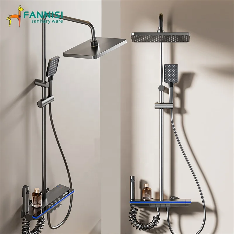 Fashion style luxury shower system high quality piano key shower for sale cheap