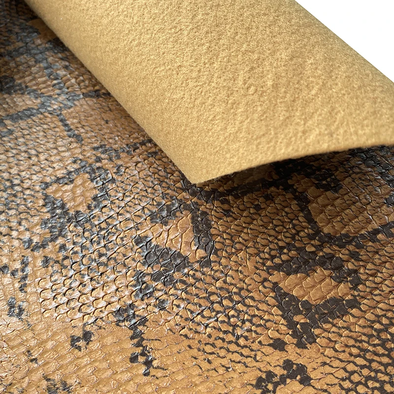 High color fastness backpack bag synthetic leather for women 1.0mm handbags pvc leather