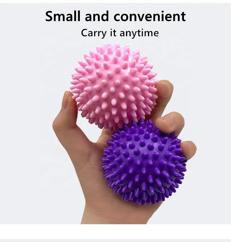 
Amazon Multiple Colors Fitness Soft Silicone Spiky Foot Roller Massage Ball 