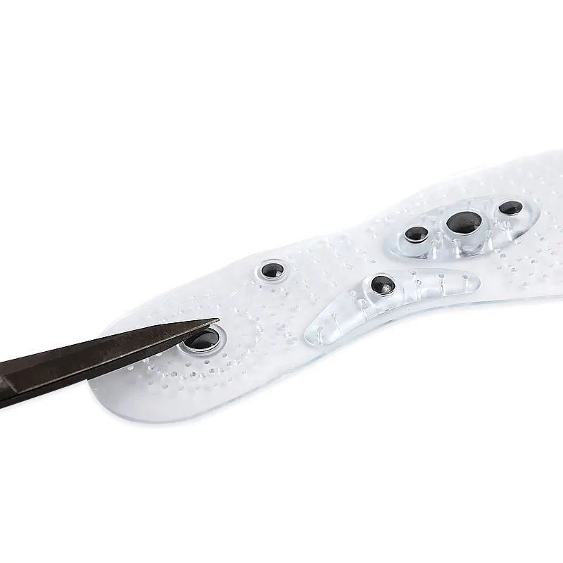 Silicone PVC Health Magnetic Massage Insole Board Silicone Foot Care 5d PVC Massaging Insole Board for Shoes