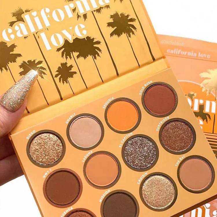 
Huge pigmentation glitter lmatte shimmer eyeshadow palette for makeup 