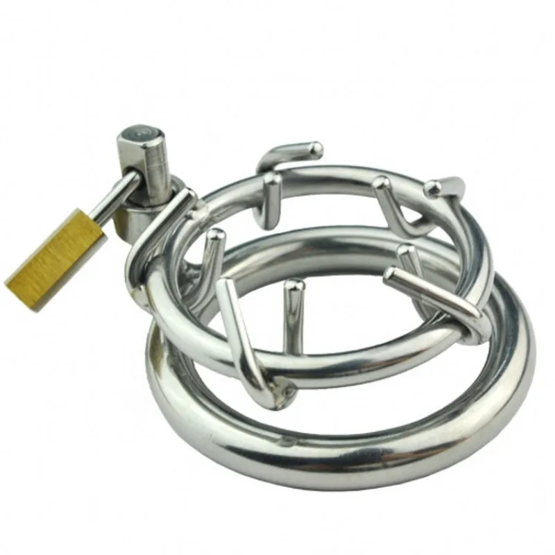 Crown of Thorns Male Chastity device Adult Cock Cage BDSM Fetish CBT BDSM