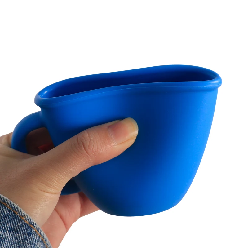 Leatchliving BPA Free Colorful Silicone Baby Drinking Cup Food Grade Unbreakable Silicone Cup