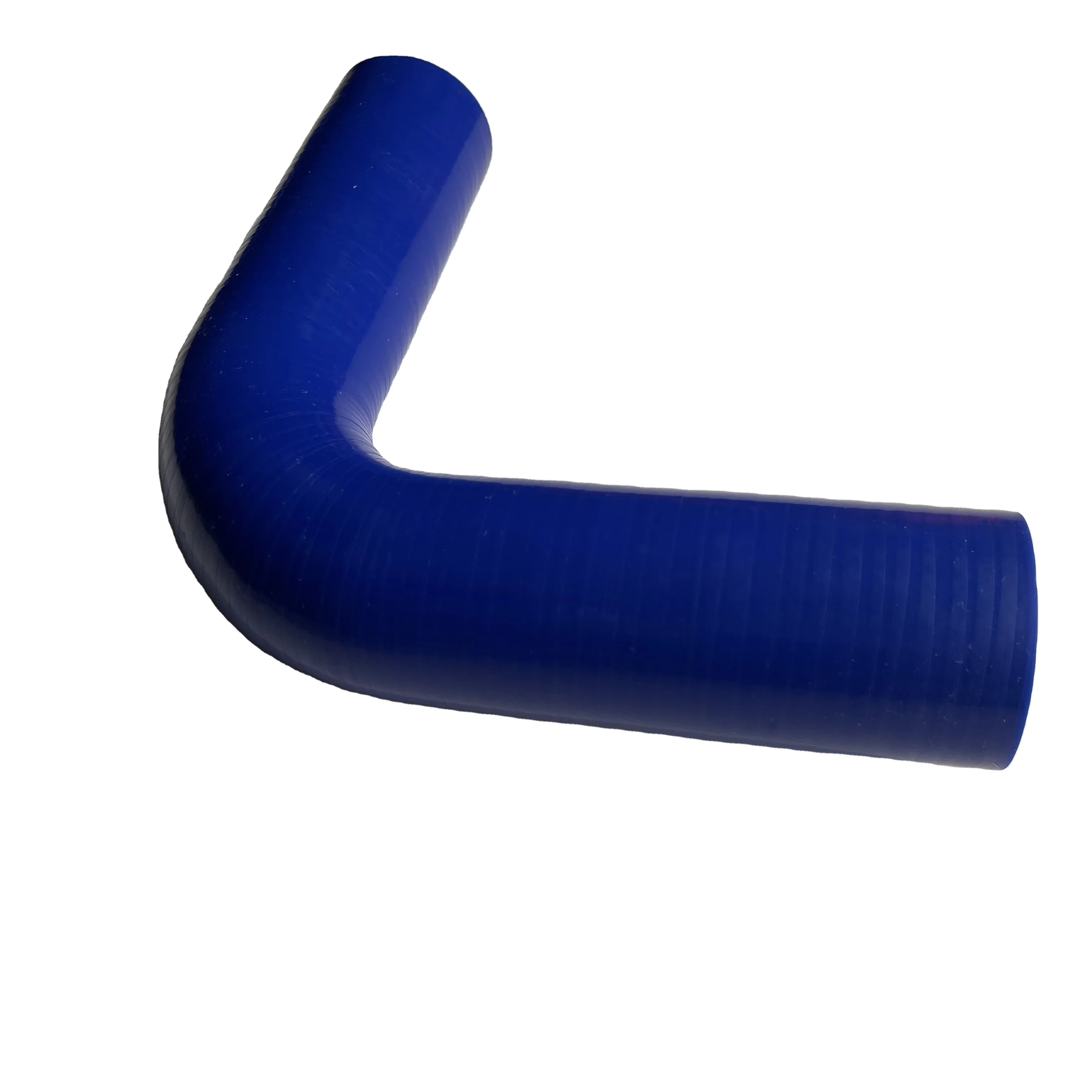 Custom Blue Silicone Rubber Hose High Tensile Braid Heat Resistance Silicone Auto Tube 45/90/135 Degree Elbow Silicone Hose