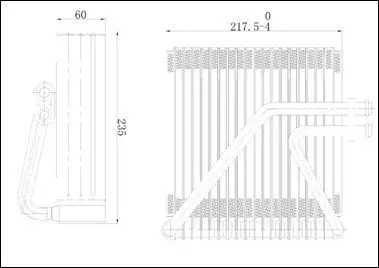 96435892 испаритель кондиционера/сердечник автоматического испарителя для CHEVROLET AVEO/AVEO 5 EV 939838PFC